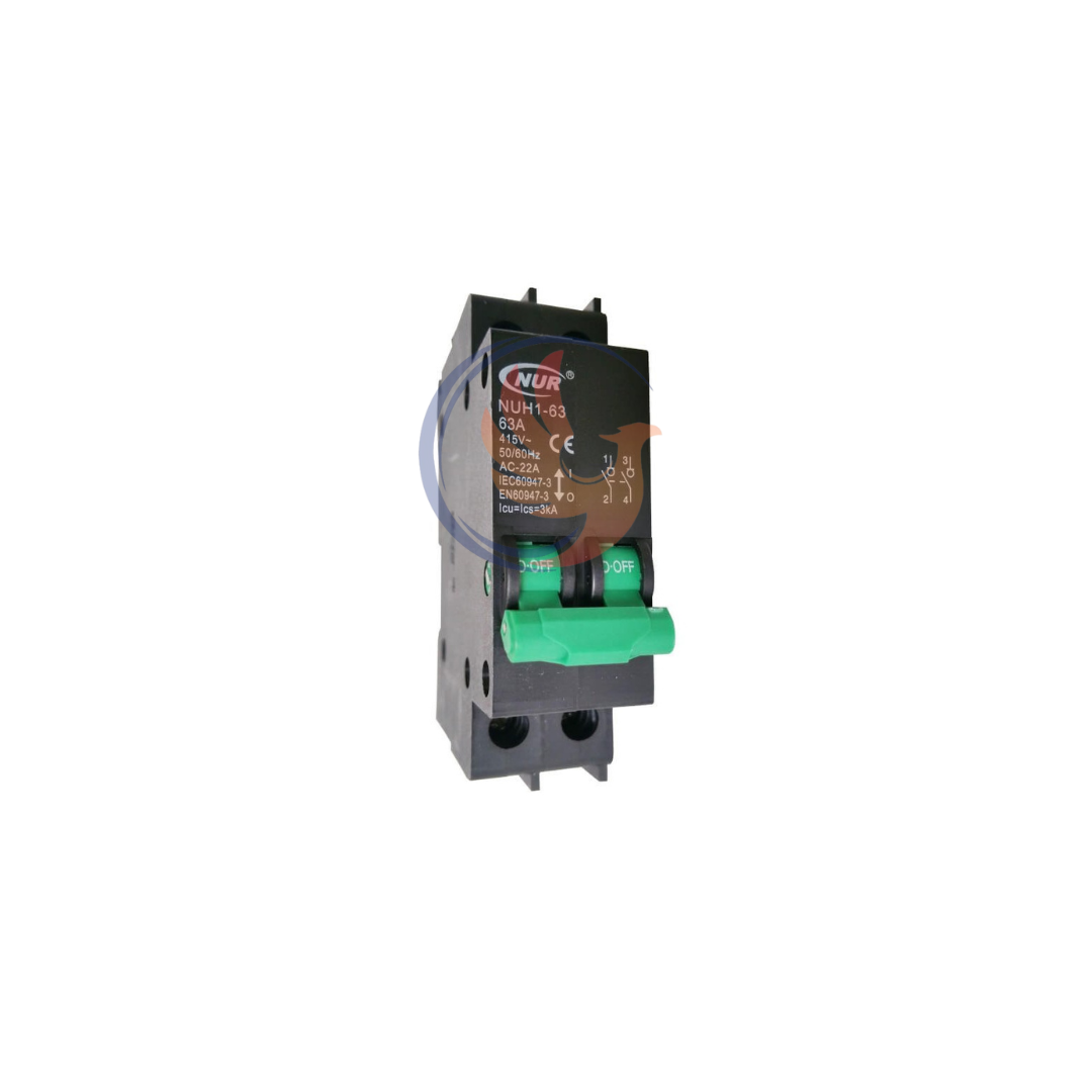 NUR 2 POLE 63AMP ISOLATOR