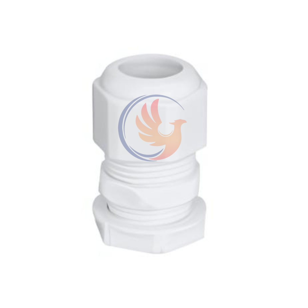 N0.1 GLAND PVC FLAT WHITE